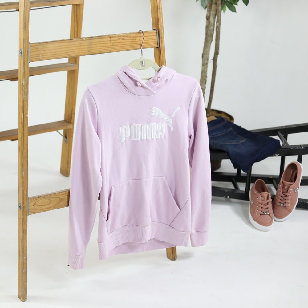 Light Purple Puma Hoodie 🧥